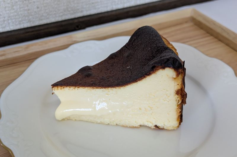 バスクチーズケーキを撮影した写真