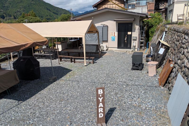 BBQスペースを撮影した写真