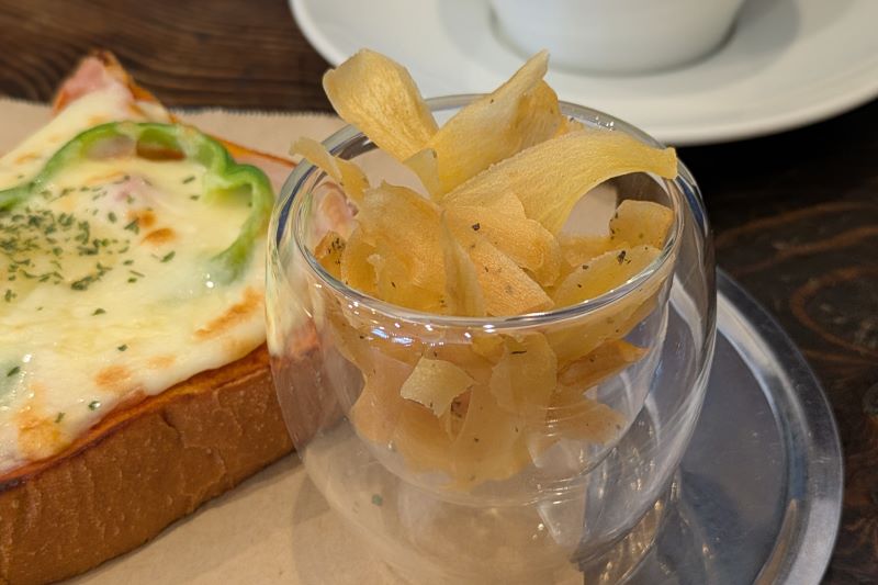 さつまいもチップスを撮影した写真