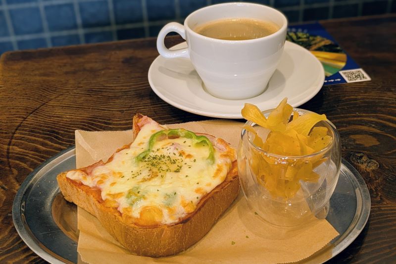 ピザトーストを撮影した写真