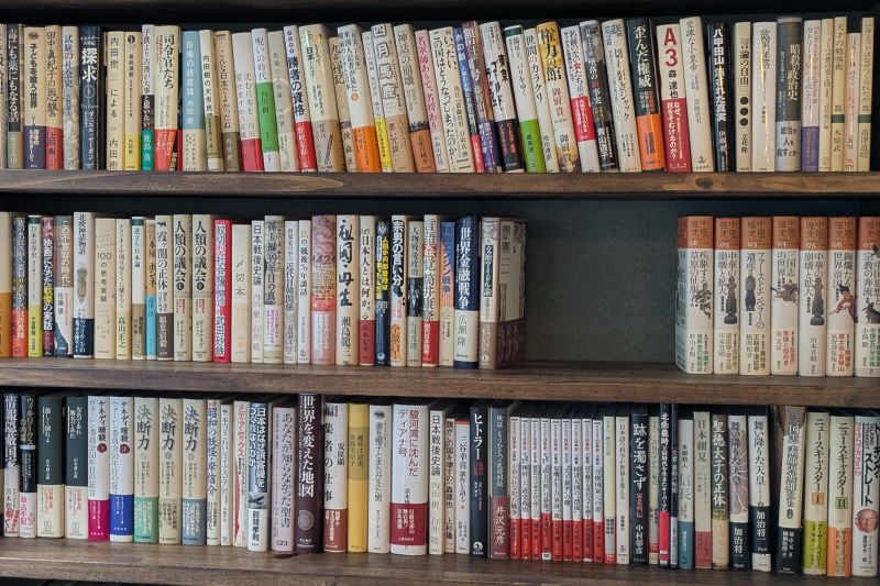 本棚を撮影した写真