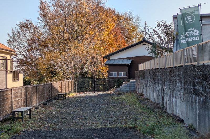 ドッグランを撮影した写真