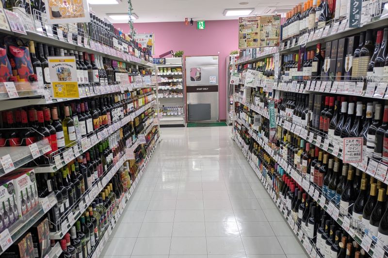 ワイン売り場