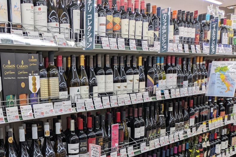 ワイン売り場