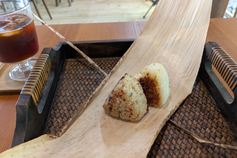 御岳の包み飯セット