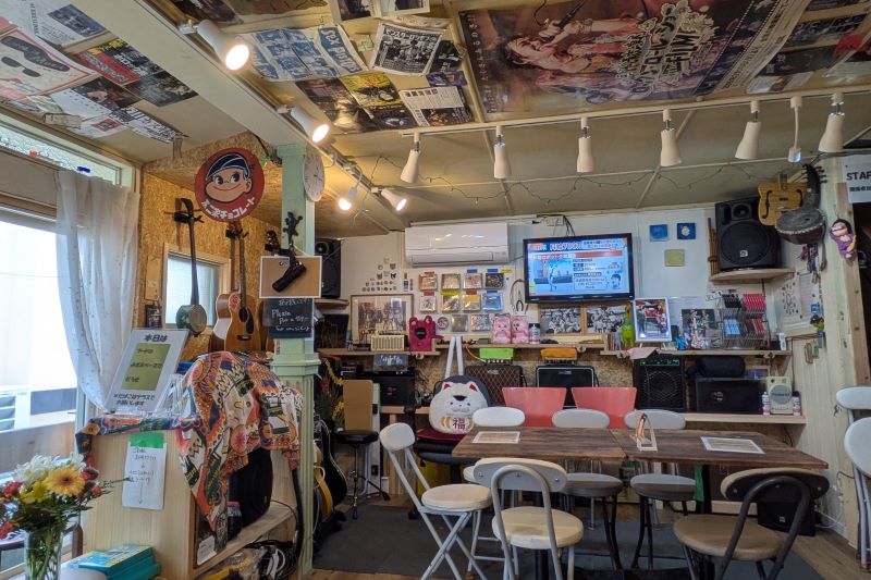 アトリエよぎの店内