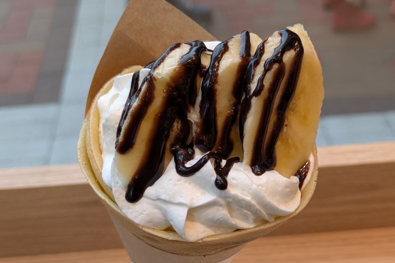 チョコバナナ生クリーム