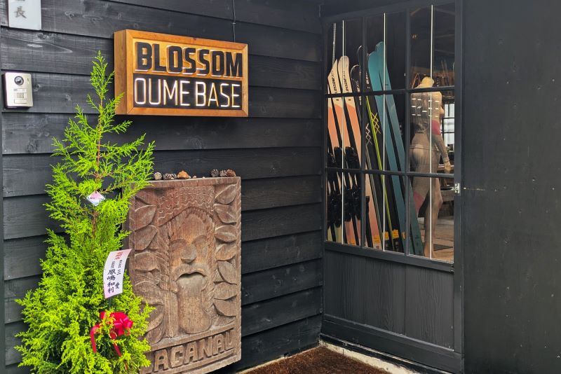 Cafe BLOSSOMの入口
