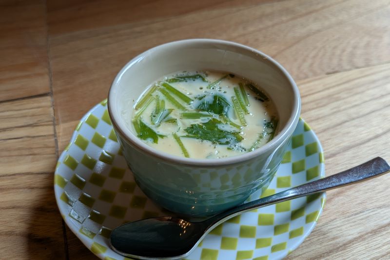 烏骨鶏の茶碗蒸し