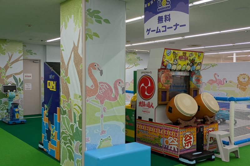 キッズランドUS東京青梅店のゲームコーナー