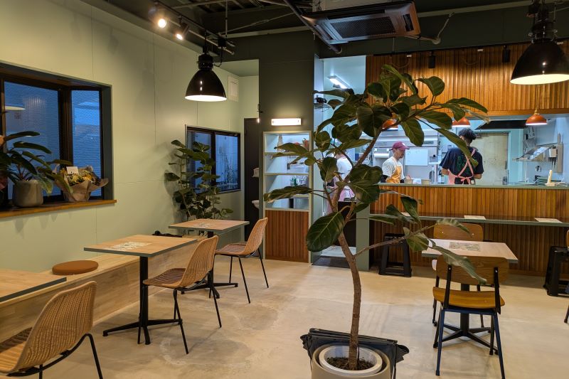 カッパアジアンヌードルショップの店内