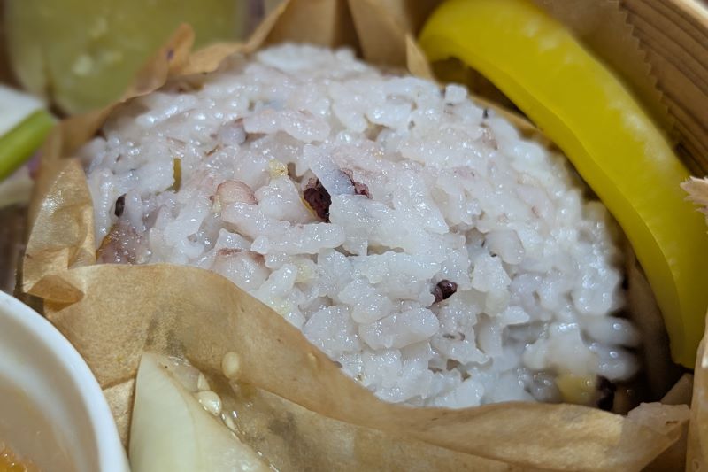白米と十五穀のごはん